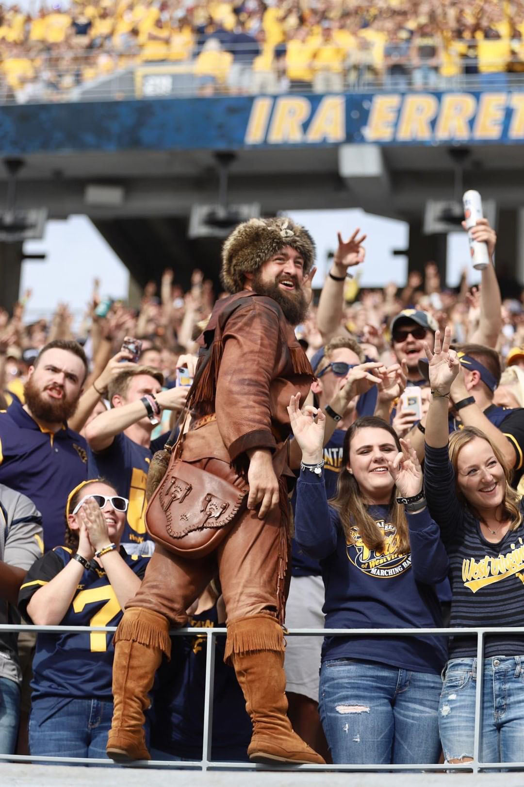 trevor kiess the mountaineer mascot